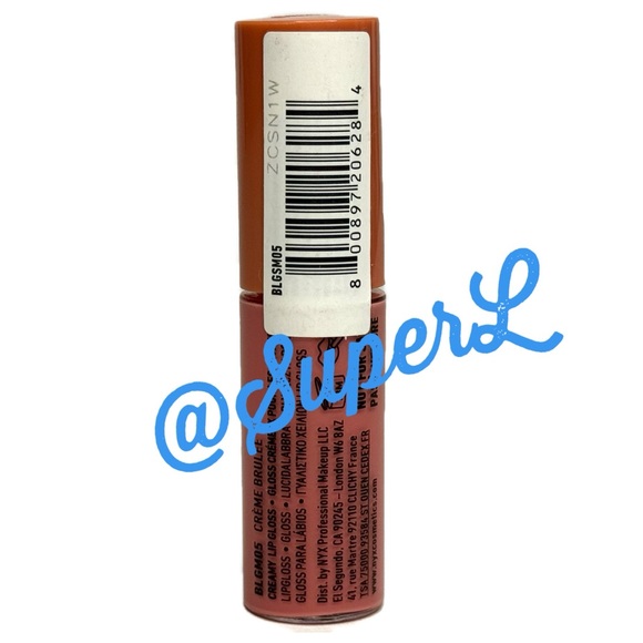 5/$15 NYX Professional Makeup Butter Gloss Lipgloss Lip Gloss Creme Brulee - Picture 4 of 10